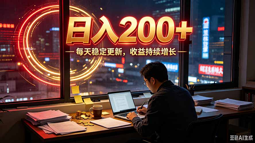 番茄达人变现新玩法，全自动运行 每日300+网赚项目-副业赚钱-互联网创业-资源整合老八网赚资源