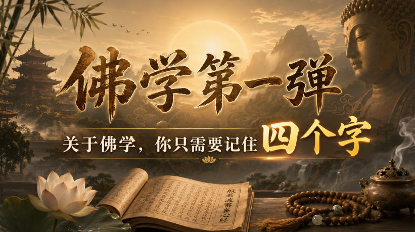 付费文章：佛学第一弹，关于佛学，你只需要记住四个字网赚项目-副业赚钱-互联网创业-资源整合老八网赚资源