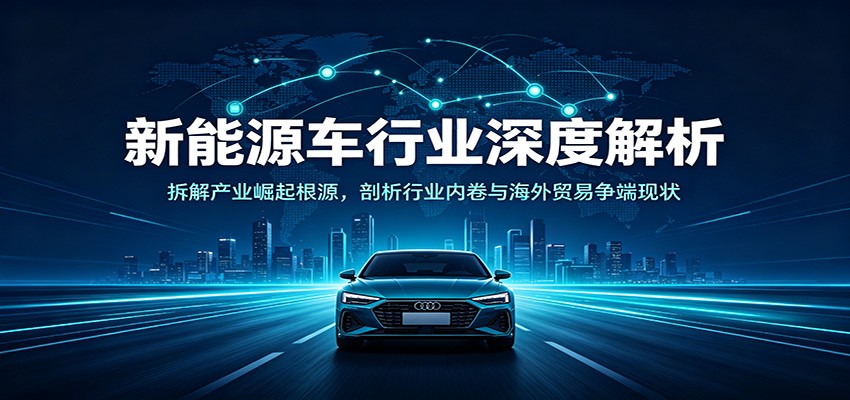新能源车行业深度解析：拆解产业崛起根源，剖析行业内卷与海外贸易争端现状网赚项目-副业赚钱-互联网创业-资源整合老八网赚资源