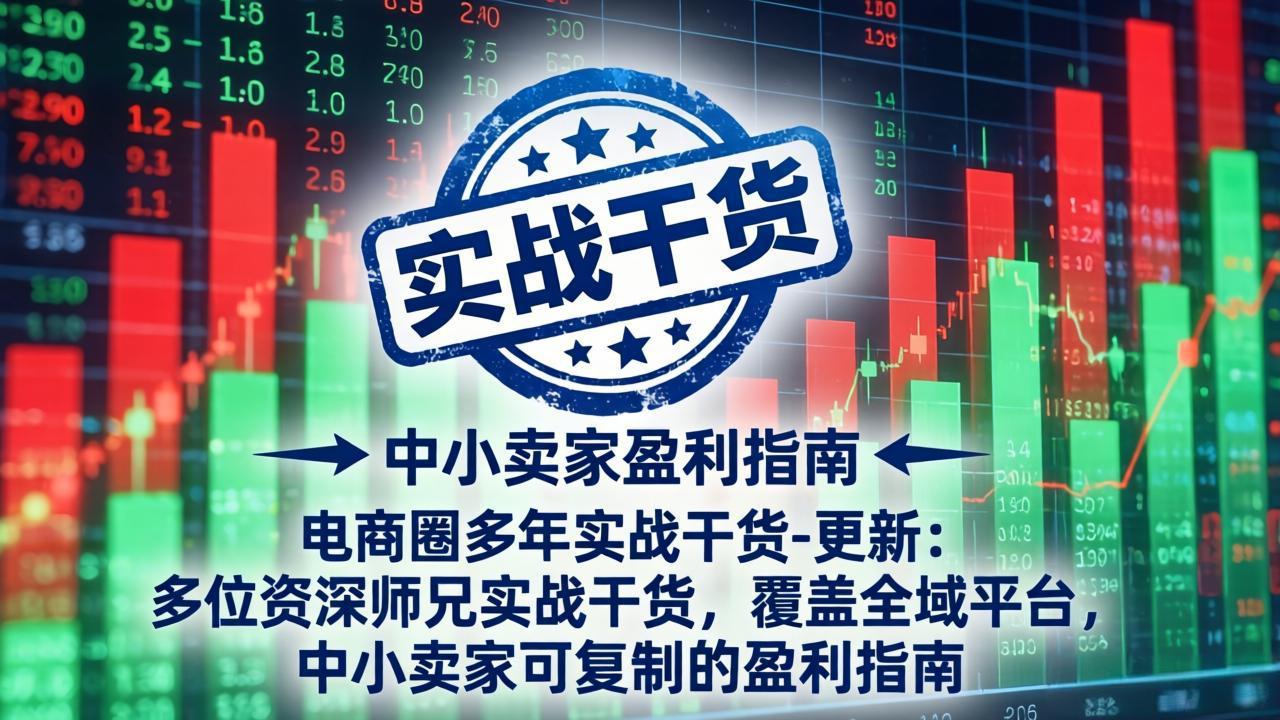 21478ad0573794ccbba7d8343af04088.jpeg 电商圈多年实战干货-更新2026:多位资深师兄实战干货/覆盖全域平台,中小卖家可复制的盈利指南