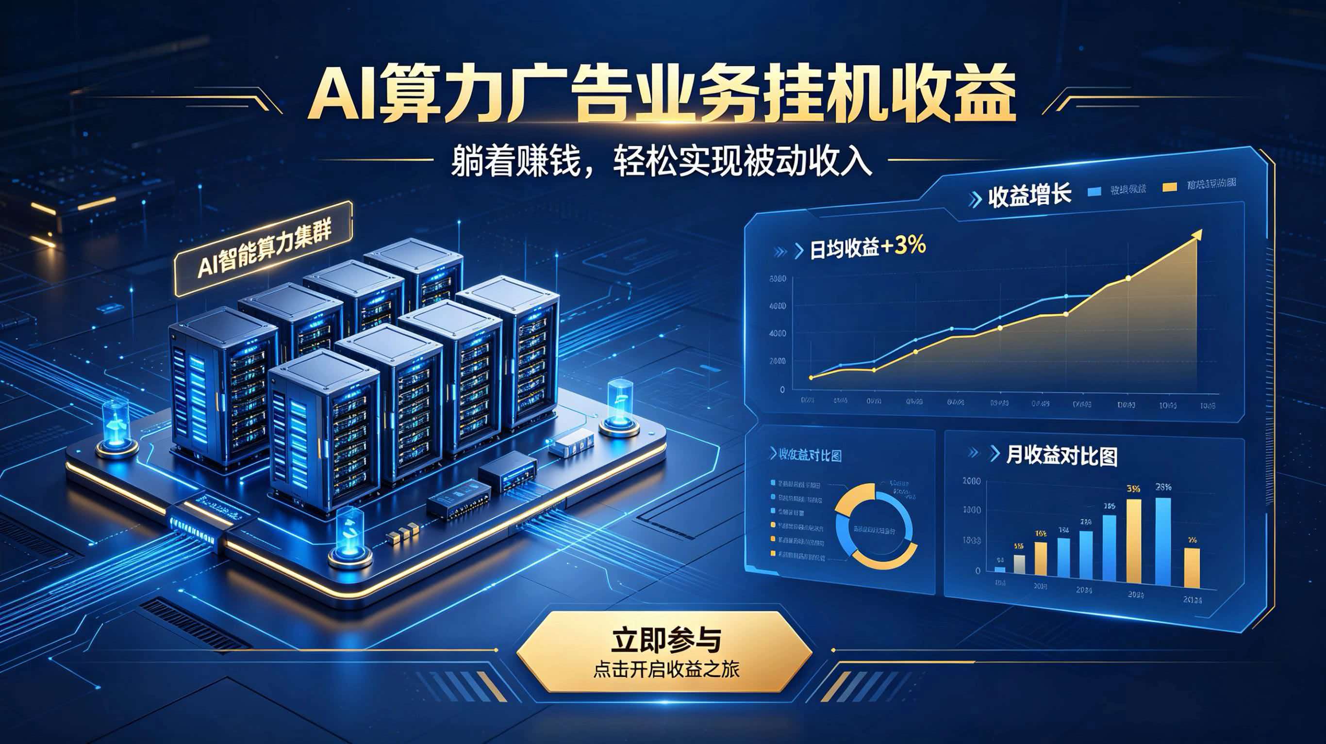 AI算力广告业务｜AI时代个人或工作室新赛道网赚项目-副业赚钱-互联网创业-资源整合老八网赚资源
