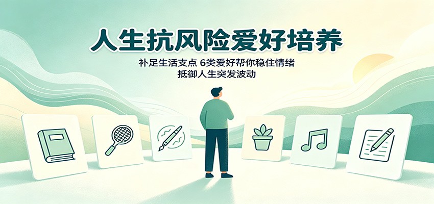人生抗风险爱好培养:补足生活支点,6类爱好帮你稳住情绪,抵御人生突发波动网赚项目-副业赚钱-互联网创业-资源整合老八网赚资源