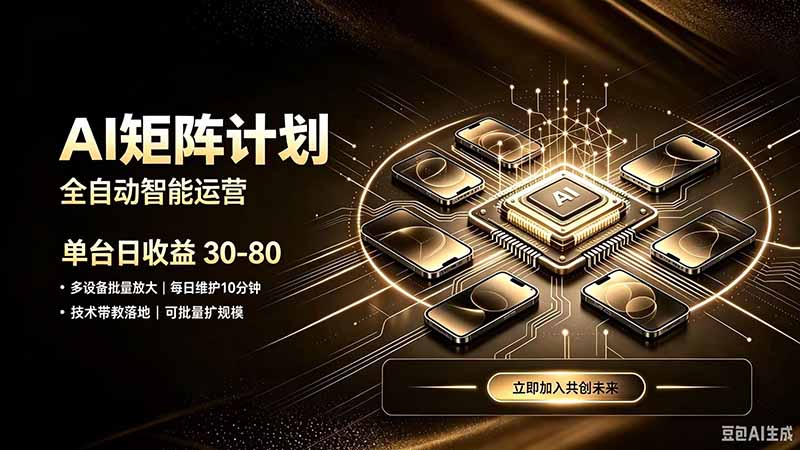 97146991480b9d5ae857afdd5a28c05e.jpeg AI智能对话,矩阵规模化创业,全程技术扶持,长久稳定,日入800+