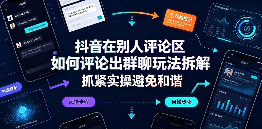 0774860d2e013f4cf5fc96acfe961551.jpeg 抖音在别人评论区如何评论出群聊玩法拆解,抓紧实操避免和谐