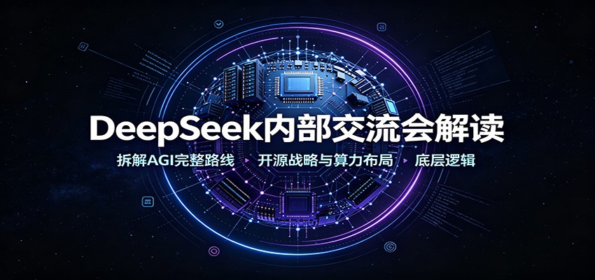 DeepSeek内部交流会解读：拆解AGI完整路线，开源战略与算力布局底层逻辑网赚项目-副业赚钱-互联网创业-资源整合老八网赚资源