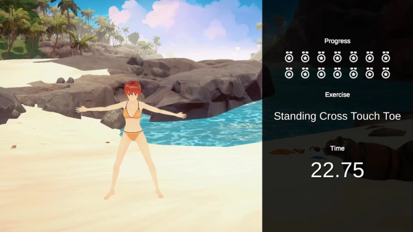 63edfaf5da36a5a4926348da61fe5fb2.jpeg 动漫健身 夏日汗水 Anime Fitness – Summer Sweat 英语