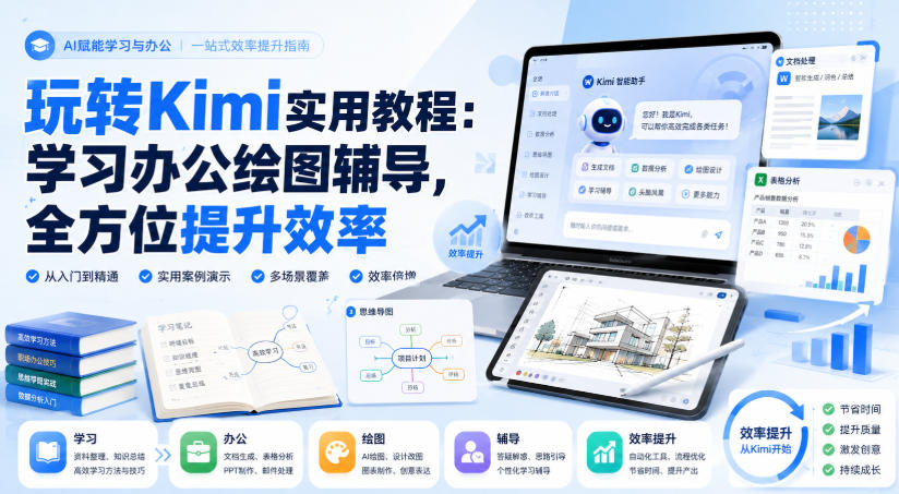8638c2d55231c63a38a0bf5cdfbc682d.jpeg 玩转Kimi实用教程:学习办公绘图辅导,全方位提升效率