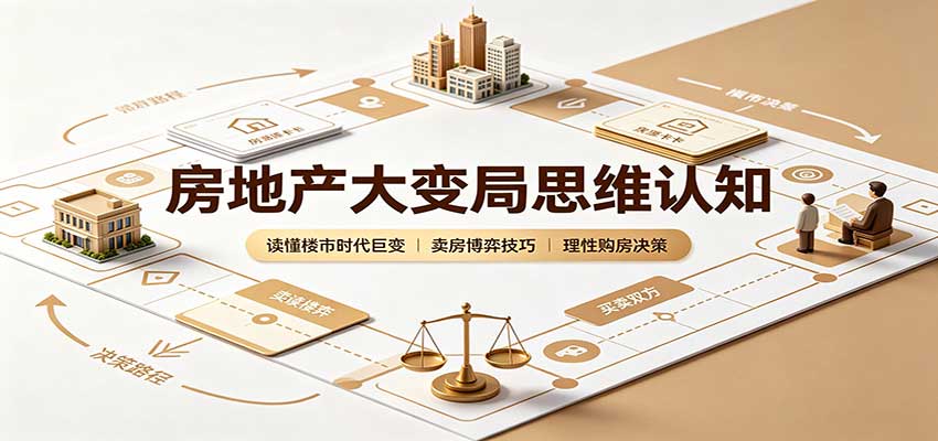 房地产大变局思维认知:读懂楼市时代巨变,卖房博弈技巧,理性购房决策网赚项目-副业赚钱-互联网创业-资源整合老八网赚资源
