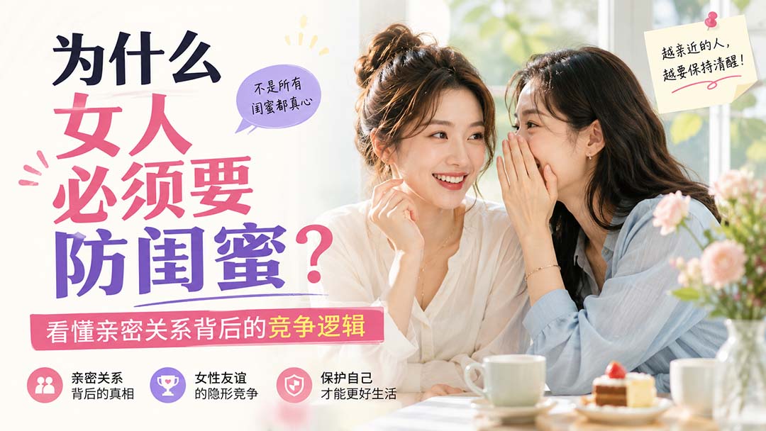 付费文章：为什么女人必须要防闺蜜？看懂亲密关系背后的竞争逻辑网赚项目-副业赚钱-互联网创业-资源整合老八网赚资源