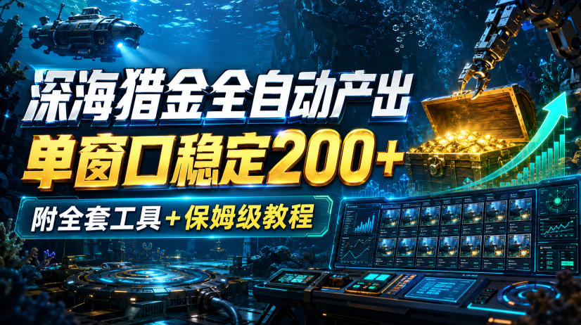 c057c11212d9e70717513459e546a11e.jpeg 深海猎金全自动产出,单窗口稳定200+,附全套工具+保姆级教程【揭秘】