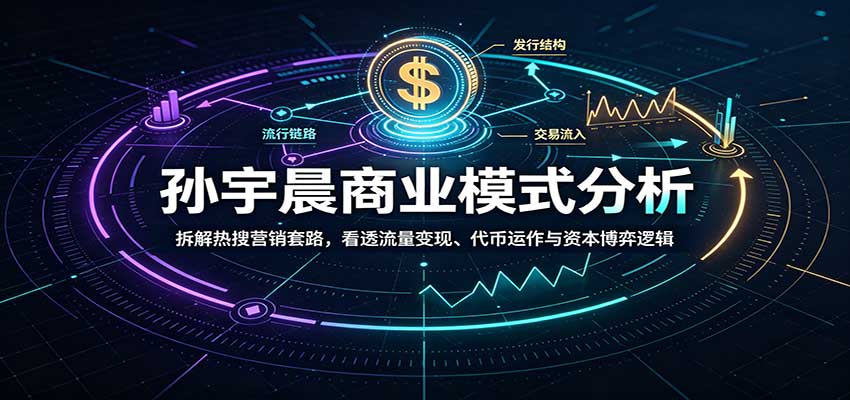孙宇晨商业模式分析：拆解热搜营销套路，看透流量变现、代币运作与资本博弈逻辑网赚项目-副业赚钱-互联网创业-资源整合老八网赚资源