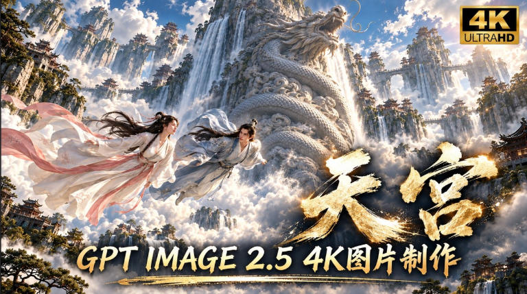 GPT Image 2.5实测！4K到底多清楚？皮肤、手指、修图与天宫场景全面测试网赚项目-副业赚钱-互联网创业-资源整合老八网赚资源