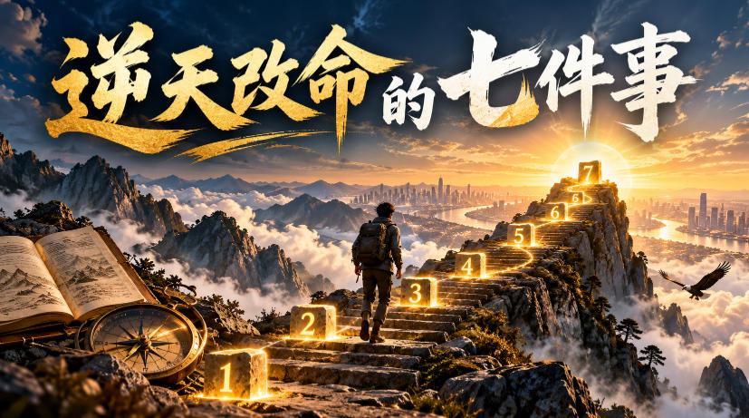 付费文章：逆天改命的七件事网赚项目-副业赚钱-互联网创业-资源整合老八网赚资源