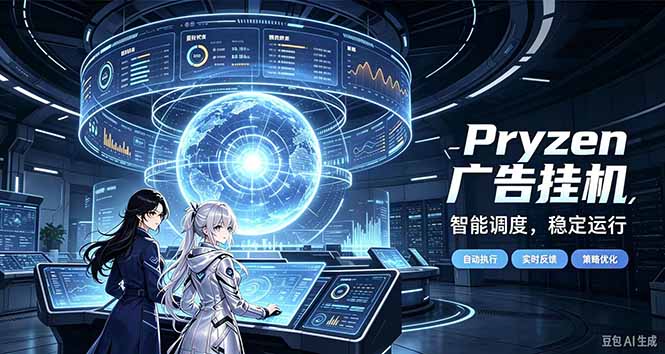 Pryzen广告全自动挂机给自己一个交代，门槛低，零基础小白也可以快速上手网赚项目-副业赚钱-互联网创业-资源整合老八网赚资源