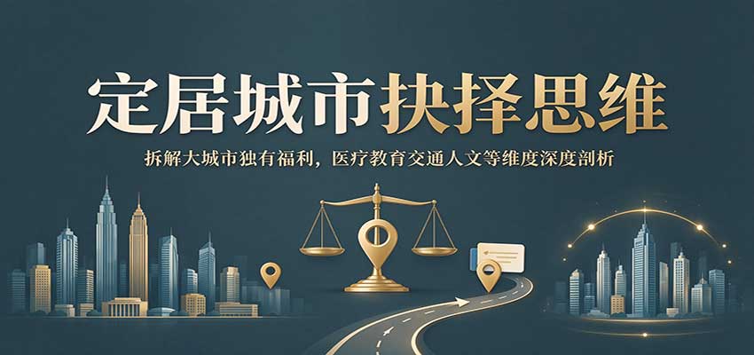 定居城市抉择思维:拆解大城市独有福利,医疗教育交通人文等维度深度剖析网赚项目-副业赚钱-互联网创业-资源整合老八网赚资源