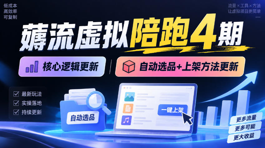 c0c106a37c3a7567beb94aa27cc05952.jpeg 薅流虚拟陪跑4期丨核心逻辑更新丨自动选品+上架方法更新(10月25更新插件玩法和低价玩法)