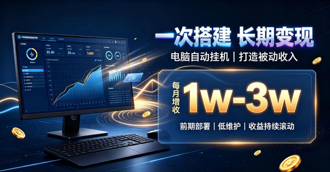 6f9ee08edbdf711e2038dfb45fe943bc.jpeg 一份投入长期收益,电脑自动挂G类目,搭建被动收入每月增收1w-3w【揭秘】