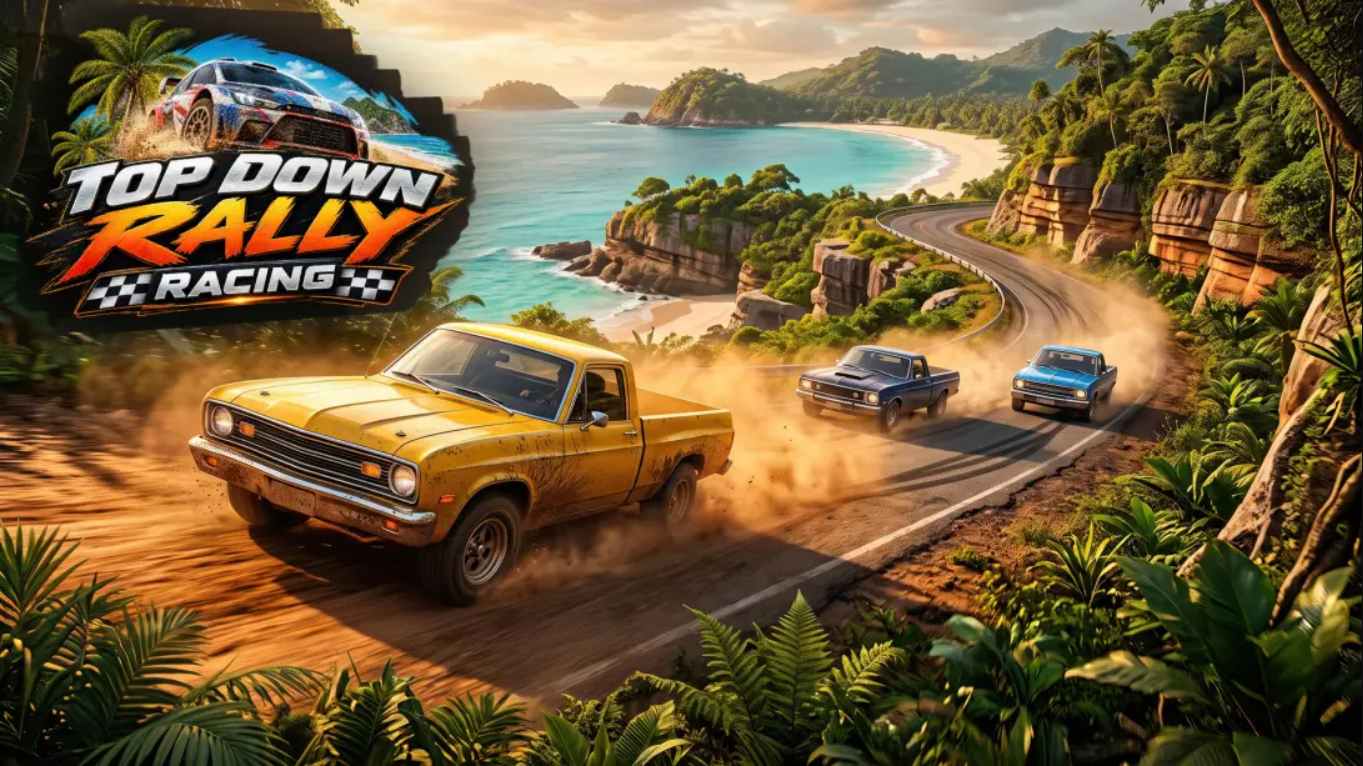 520d9462487c840bad45e315aecdbace.jpeg 【美版】俯视拉力赛车 Top Down Rally Racing 英语