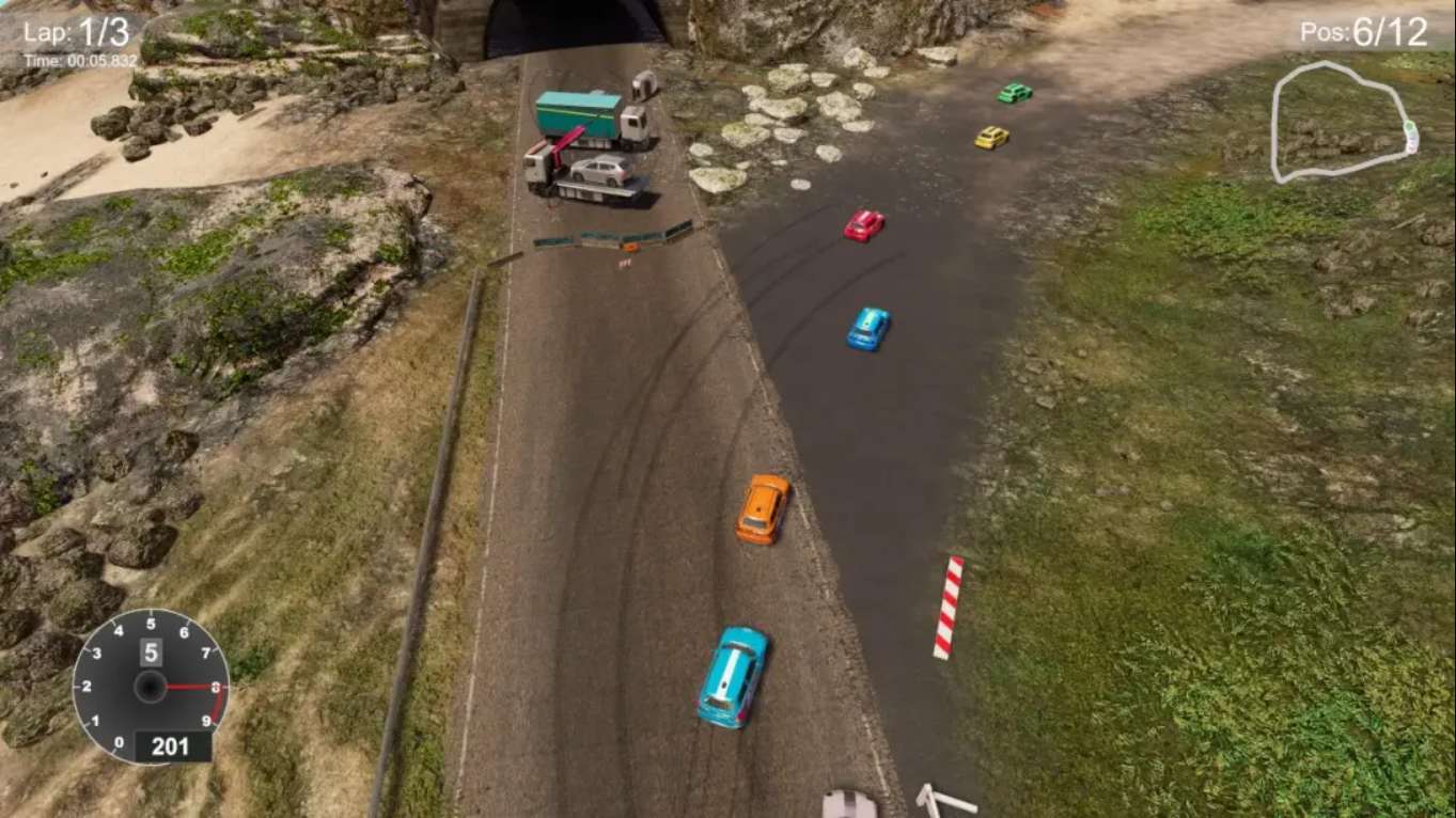 90b930598c8cf15cadf9aa8a6523ddf6.jpeg 【美版】俯视拉力赛车 Top Down Rally Racing 英语