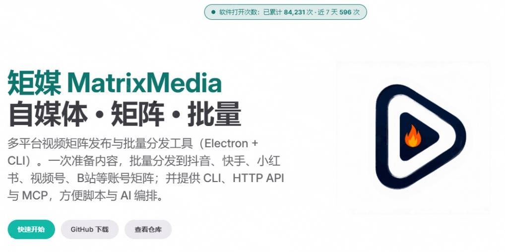 bd3e92a33e1861adddb8de2d60822cde.jpeg 一条视频要发七八个平台,这太麻烦了?自媒体矩阵账户批量发布工具来了!开源且免费MatrixMedia