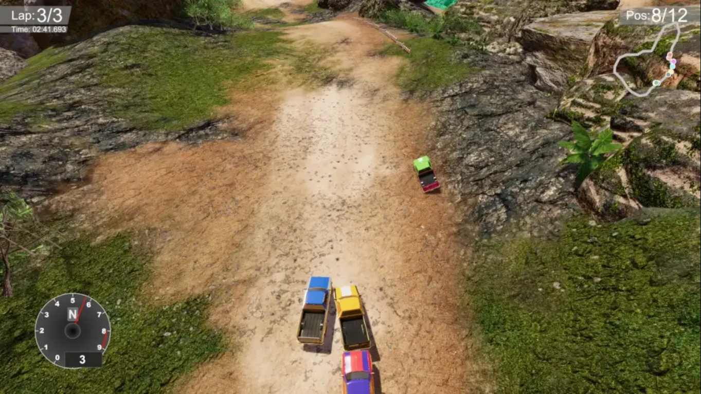 f8ca72e8ed3404b5d72af8e659b3ee32.jpeg 【美版】俯视拉力赛车 Top Down Rally Racing 英语