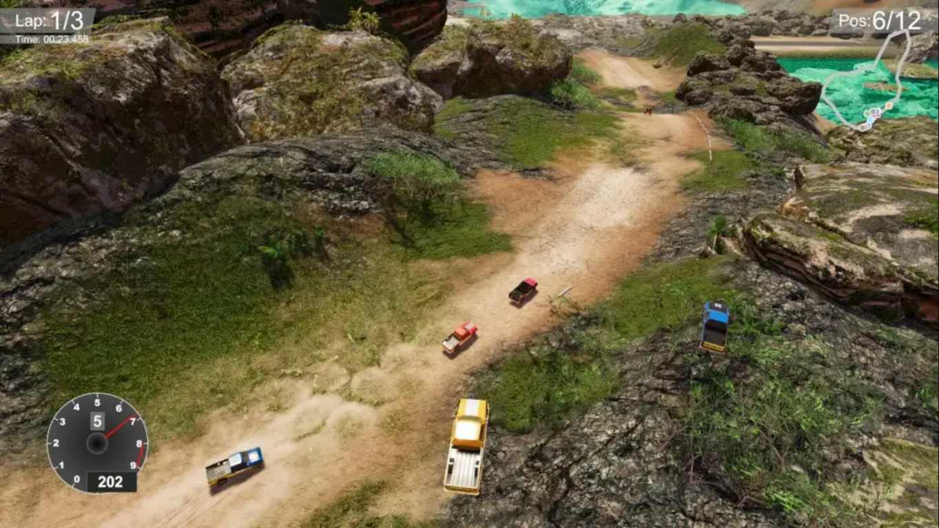 fd104e7a5e3422df59d7b2be7320074a.jpeg 【美版】俯视拉力赛车 Top Down Rally Racing 英语