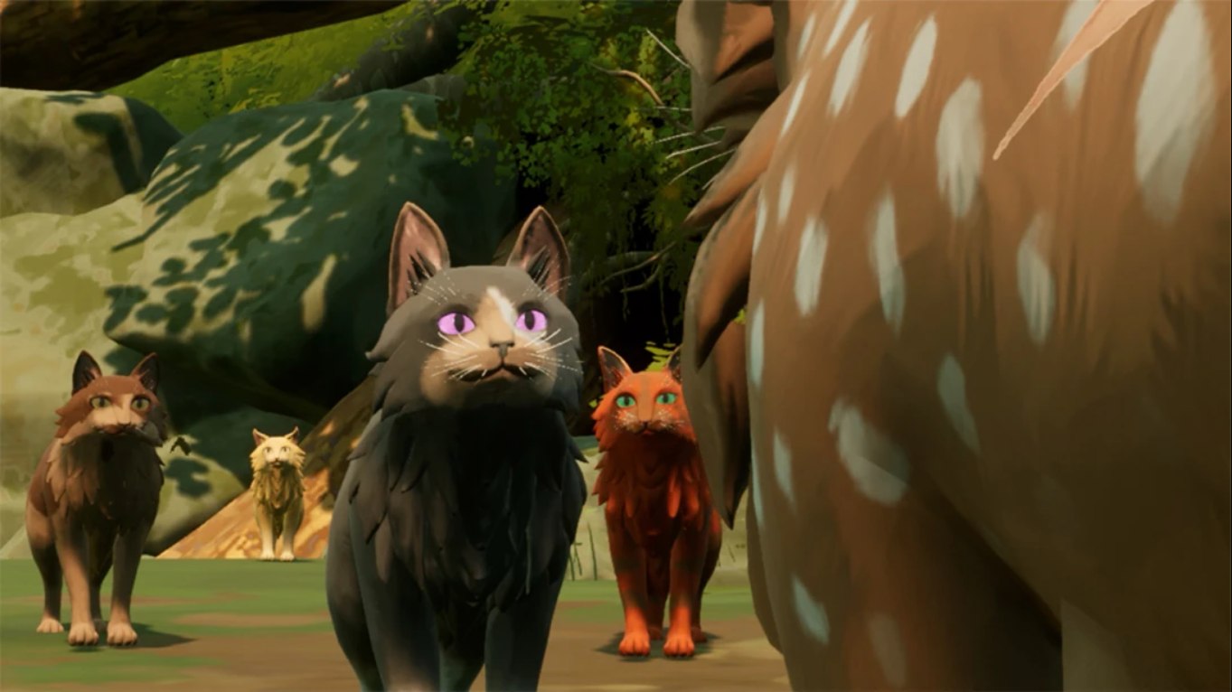 8f50b3d0a49ad6cec94fcec71fc8888d.jpeg 【美版】猫武士:森林部族 Warrior Cats: Clans of the Forest 英语